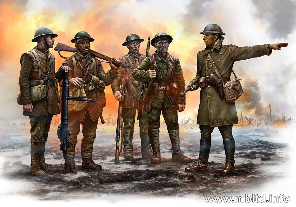Master Box 35146 Infanterie britannique, période de la bataille de la Somme, 1916 (1/35)