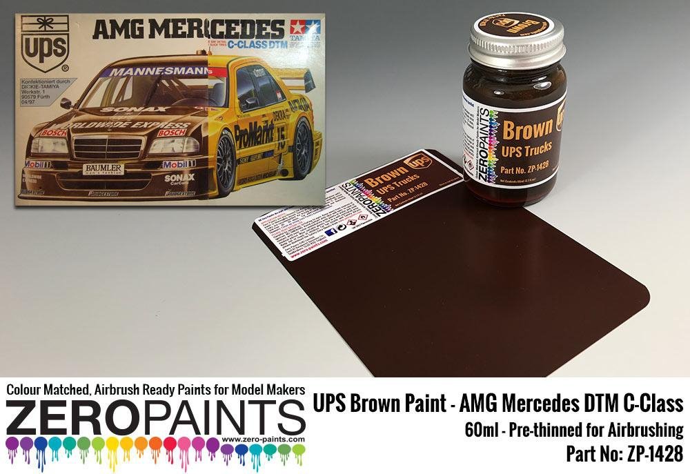 Peinture marron UPS Zero Paints ZP-1428, 60 ml