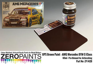 Peinture marron UPS Zero Paints ZP-1428, 60 ml