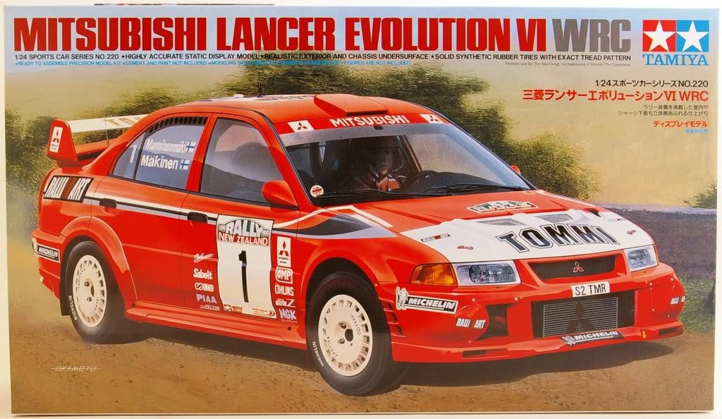 Tamiya 24220 Mitsubishi Lancer Evolution VI WRC (1/24)