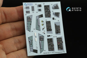 Intérieur imprimé en 3D et coloré sur papier décalcomanie Quinta Studio QD48180 F-14D (Hasegawa) 1/48 – image 11