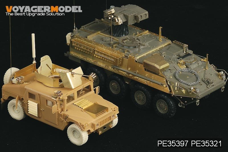 Voyager Modèle PE35397 Humvee M1114 moderne de l&amp;#39;USMC avec CIP/décharge de fumée pour Bronco 35080 1/35 – image 25