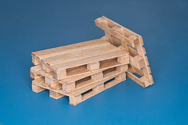 Kit de montage à monter soi-même RB Model 35D30 (4 palettes en bois naturel) à l&amp;#39;échelle 1/35 – image 2