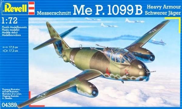 Revell 04359 Messerschmitt Me P.1099B Chasseur lourd (1/72)