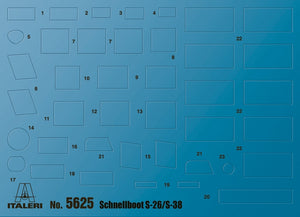 Italeri 5625 SCHNELLBOOT S-26 / S-38 1/35 – immagine 20