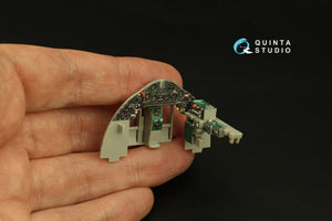 Intérieur coloré imprimé en 3D sur papier décalcomanie pour F4F-3 Wildcat (Trumpeter) de Quinta Studio QD32186, échelle 1/32  – image 9