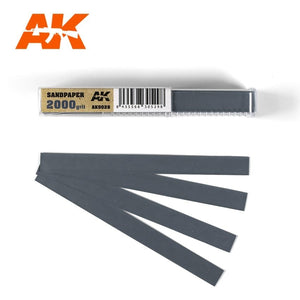 AK Interactive AK9028 PAPIER DE SABLAGE GRAIN 2000 (HUMIDE)
