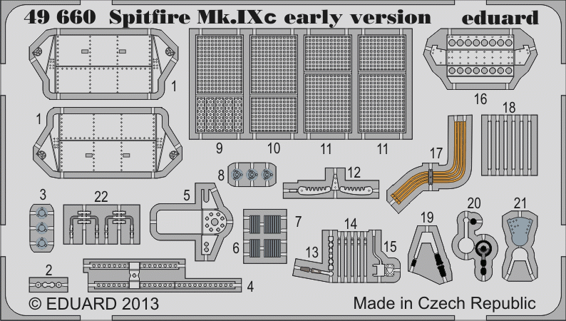 Eduard 49660 Spitfire Mk. IXc version initiale 1/48 EDUARD