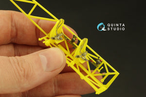 Intérieur imprimé en 3D et coloré sur papier décalcomanie Quinta Studio QD48360 Stearman Pt-17 Kaydet (Revell) à l&amp;#39;échelle 1/48 – Bild 6