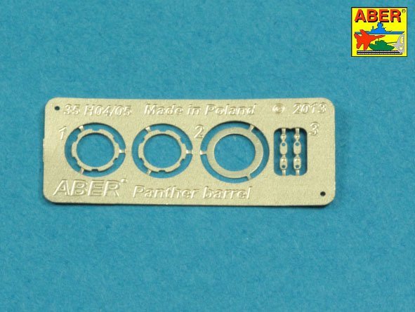 Canon Aber 35L-246 de 7,5 cm avec frein de bouche pour Panther Ausf.G (pour le modèle Rye Field) au 1/35 – Bild 7