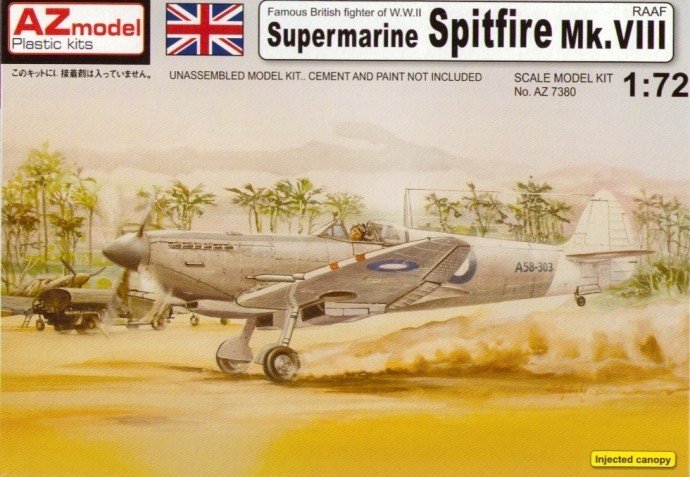 AZ Modèle AZ7380 Spitfire Mk.VIII RAAF (1/72)