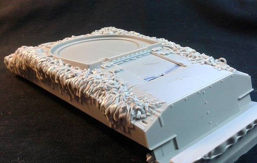 Panzer Art RE35-400 Coque de Sherman III britannique avec filet de jute 1/35 