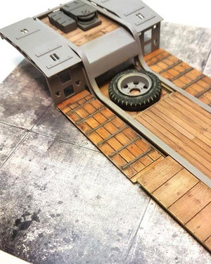 Das Werk DWA001 – autocollants en Grain de bois pour Das Werk DW35003 1/35 – image 2