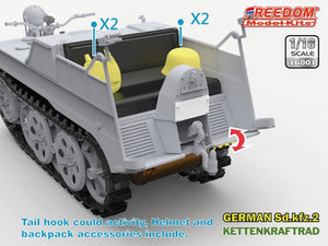 Liberté 16001 Sd.Kfz. 2 Kettenkraftrad Type HK 101 1/16 – Bild 3