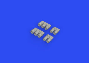 Cheminées d&amp;#39;échappement Eduard 648683 F6F EDUARD 1/48