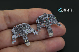 Intérieur coloré imprimé en 3D sur papier décalcomanie pour le F-5F de Quinta Studio QD32081 (pour kit KittyHawk) à l&amp;#39;échelle 1/32 – image 7