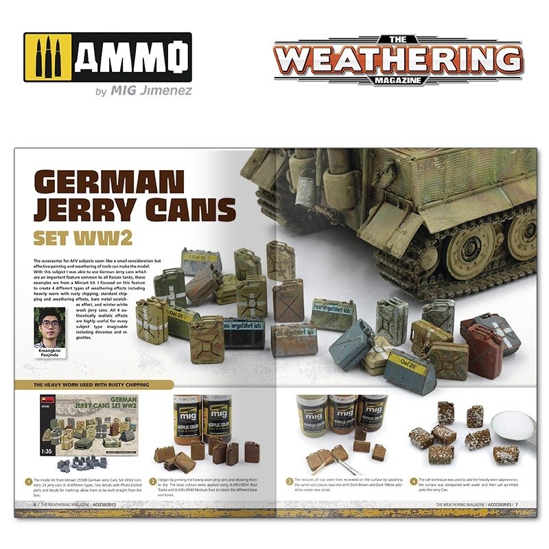 Munitions du Mig 4531 Le magazine Weathering, numéro 32 : ACCESSOIRES (anglais) – Bild 3