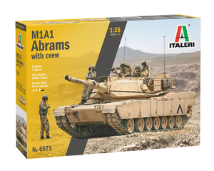 Italeri 6571 M1A1 Abrams avec équipage 1/35