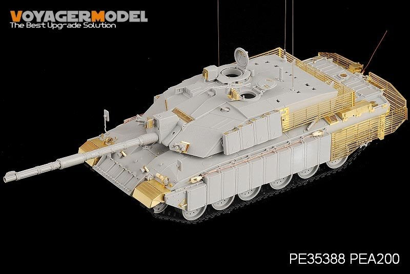 Maquette Voyager PE35388 Char de combat principal britannique moderne Challenger 2 pour TRUMPETER 001522 1/35 – immagine 2