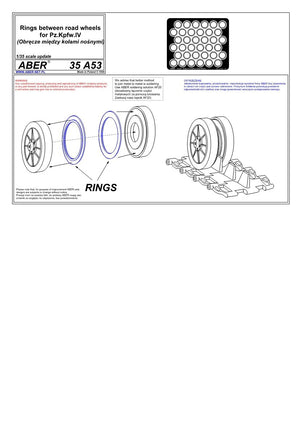 Jantes Aber 35A053 entre les roues de route pour Pz.IV (1/35) – image 4