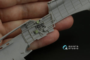 Intérieur imprimé en 3D et coloré sur papier décalcomanie Quinta Studio QD48272 P-40B (Airfix) 1/48 – image 12