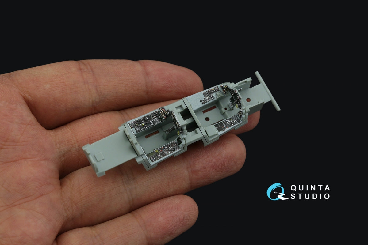 Intérieur imprimé en 3D et coloré pour le F-14B (Quinta Studio QD72085) sur papier décalcomanie (Academy) à l&amp;#39;échelle 1/72 – image 10
