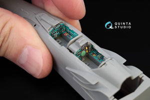 Intérieur imprimé en 3D et coloré sur papier décalcomanie Quinta Studio QD72015 MiG-31DZ (pour maquette Trumpeter) 1/72 – image 7