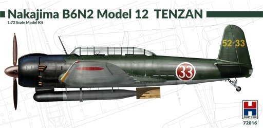 Hobby 2000 72016 Nakajima B6N2 Modèle 12 Tenzan 1/72