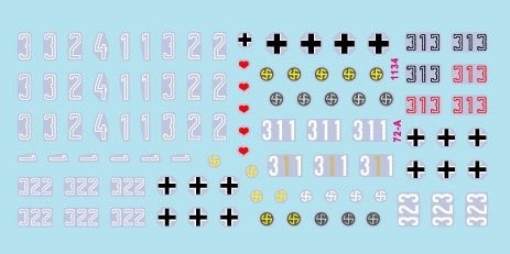 Star Decals 72-A1134 Wiking # 6. 5. SS-Wiking in Caucasus 1942-43. Pz IV Ausf F, Pz IV Ausf F2 and Pz IV Ausf G. 1/72 – zdjęcie 2