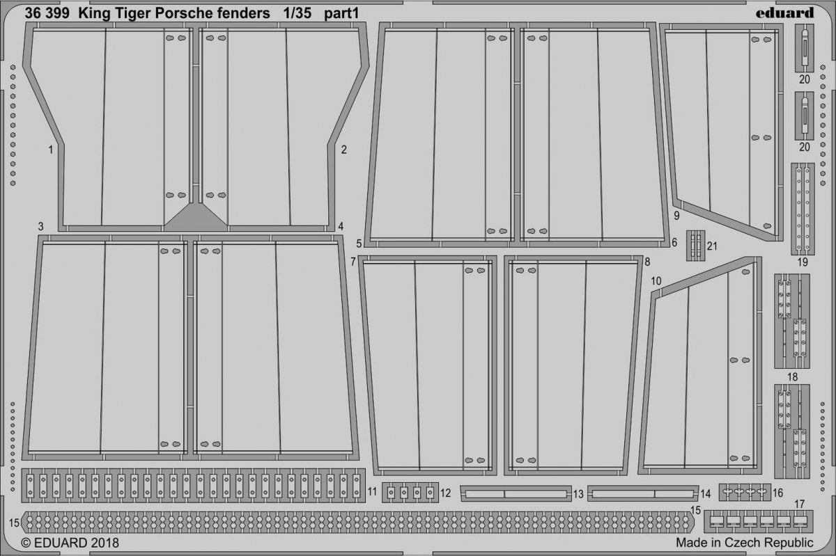 Eduard BIG3594 King Tiger Porsche 1/35 MENG – image 5