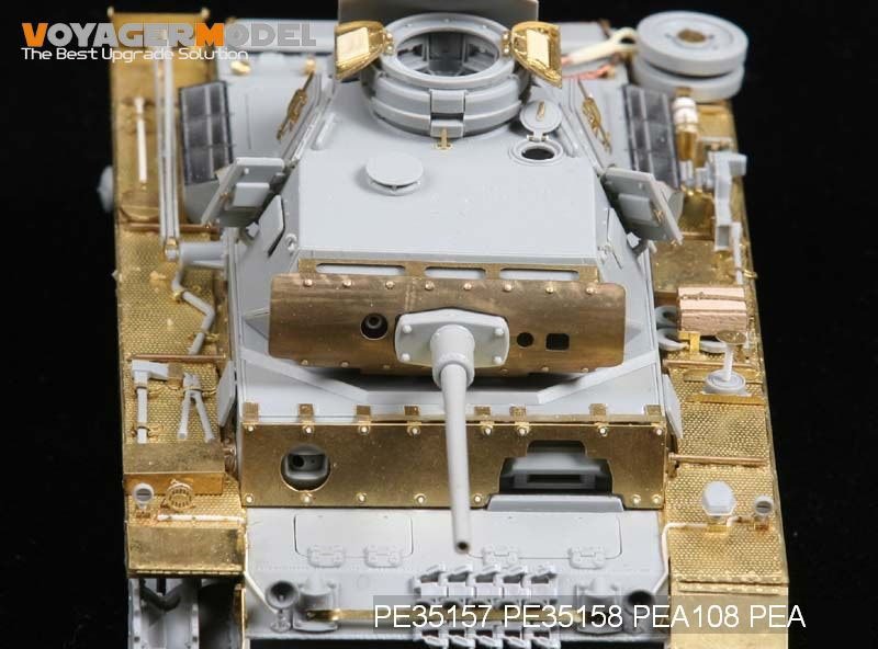 Maquette Voyager PE35158 Ailes de la Seconde Guerre mondiale pour Panzer III version intermédiaire/tardive (pour DRAGON) 1/35  – Bild 5
