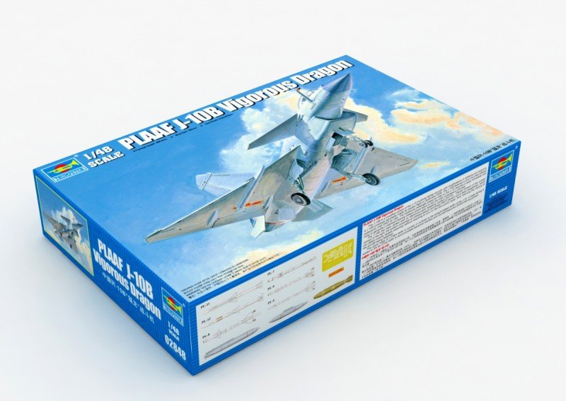 Trumpeter 02848 PLAAF J-10B Dragon Vigoreux (1/48) – Bild 2