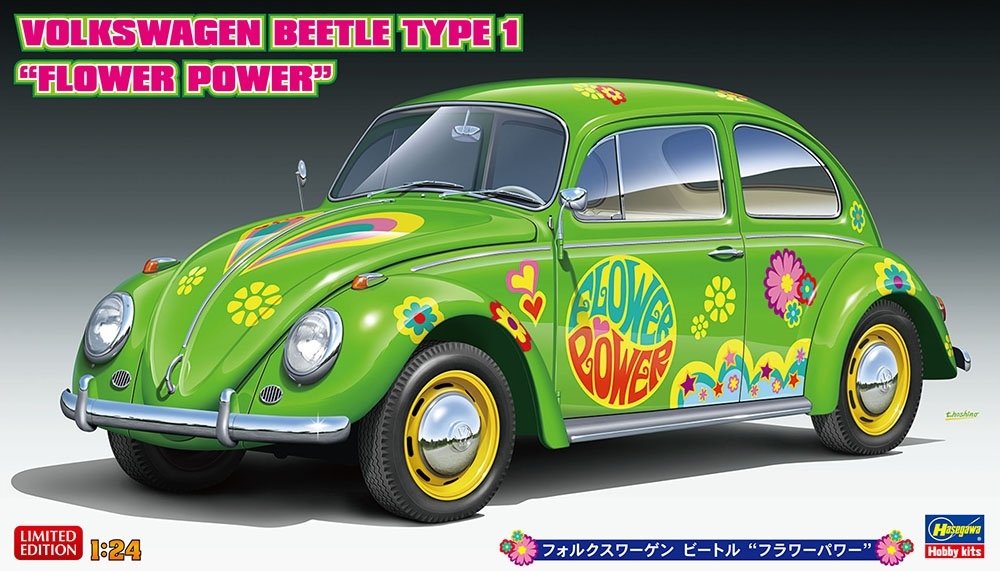 Hasegawa 20488 Volkswagen Coccinelle Type 1 « Flower Power » 1/24
