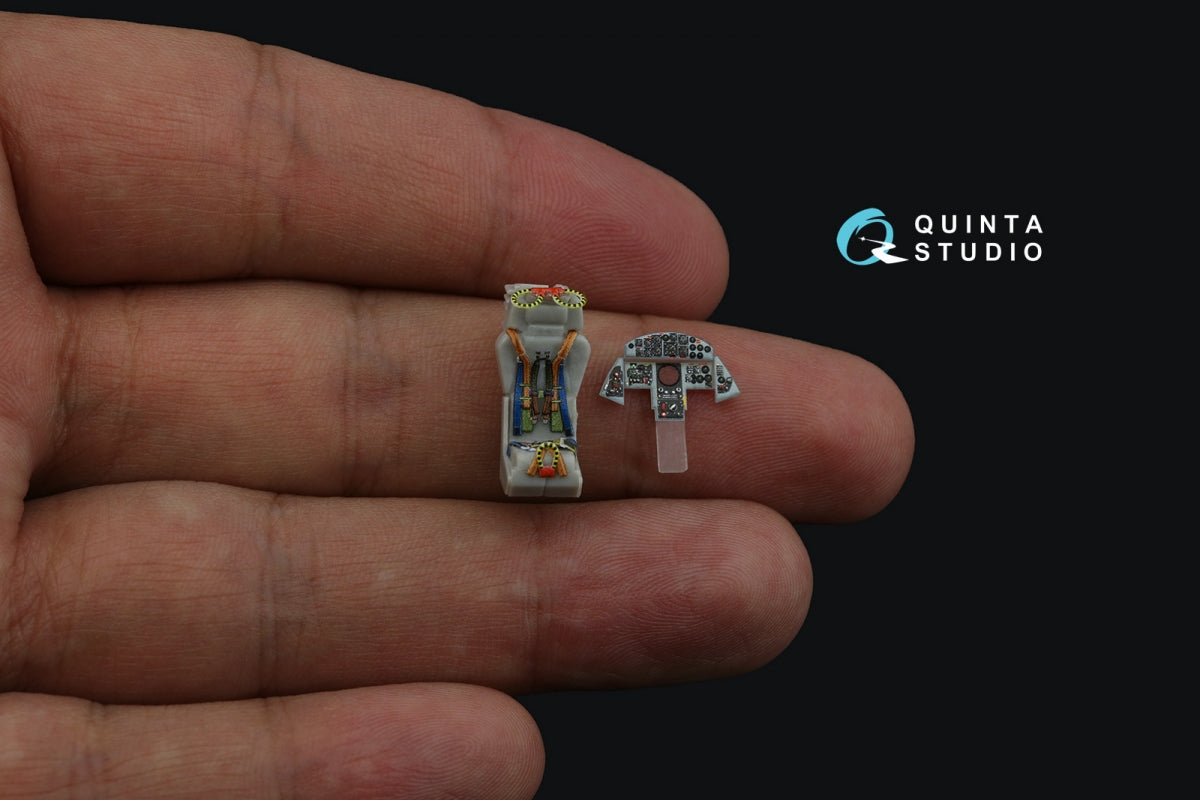 Intérieur imprimé en 3D et coloré sur papier décalcomanie Quinta Studio QD72100 F-104G (Hasegawa) 1/72 – image 11