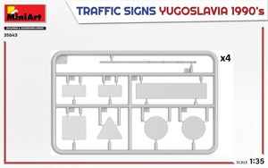 MiniArt 35643 PANNEAUX DE SIGNALISATION ROUTIÈRE. YOUGOSLAVIE, années 1990, échelle 1/35 – image 5