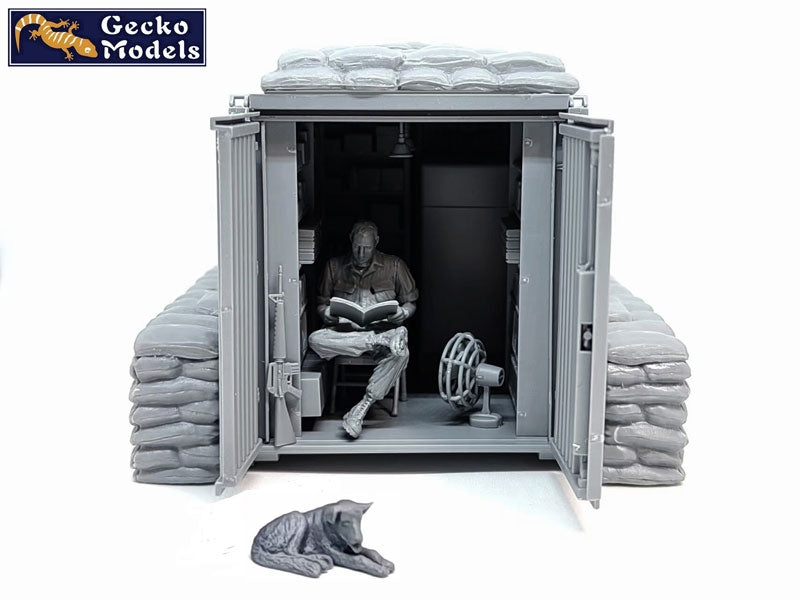 Maquette Gecko Models 35GM0118 Mini magasin dans une base militaire américaine (époque de la guerre du Vietnam) 1/35 – imagen 5