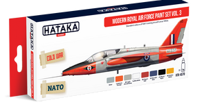 Hataka HTK-AS70 Modern Royal Air Force paint set vol. 3 (8x17ml)