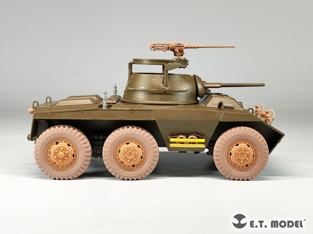 ET Model P35-150 USArmy M8/M20 Voiture blindée légère Roues affaissées pour maquette TAMIYA 1/35 – image 9