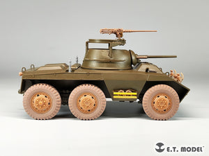 ET Model P35-150 USArmy M8/M20 Voiture blindée légère Roues affaissées pour maquette TAMIYA 1/35 – image 9