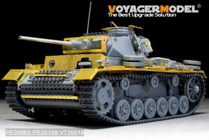 Maquette Voyager PE35862, char allemand Pz.KPfw.III Ausf.L de base de la Seconde Guerre mondiale, pour DRAGON 6387 au 1/35 – image 4