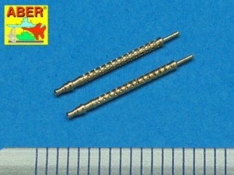 Aber A48 002 Jeu de 2 canons pour mitrailleuses d&amp;#39;avion allemandes MG 17 de 7,92 mm (1/48) – Bild 2