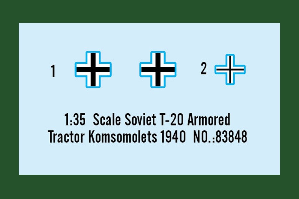 Hobby Boss 83848 Tracteur blindé soviétique T-20 Komsomolets 1940 1/35 – image 2