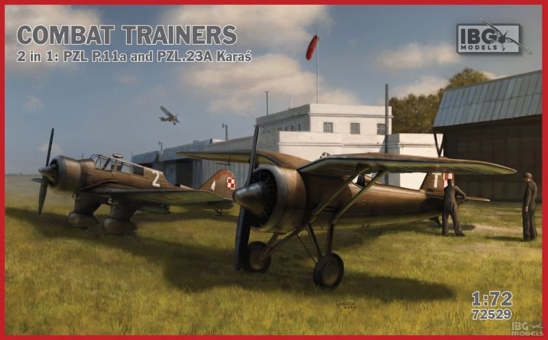 IBG 72529 ENTRAÎNEURS DE COMBAT 2 en 1 PZL P.11a PZL 23A Karaś 1/72