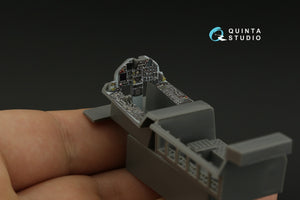 Intérieur coloré imprimé en 3D pour F-15C de Quinta Studio QDS-48416 sur papier décalcomanie (Academy) (Petite version) 1/48 – immagine 10