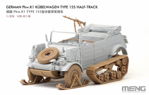 Maquette Meng VS-018 Semi-chenillé allemand Pkw.K1 Kubelwagen Type 155 au 1/35 – image 2