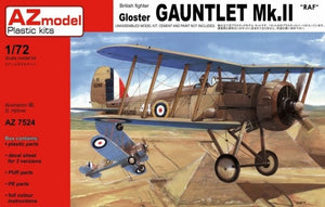 Maquette AZmodel AZ7524 Gloster Gauntlet Mk.II RAF 1/72