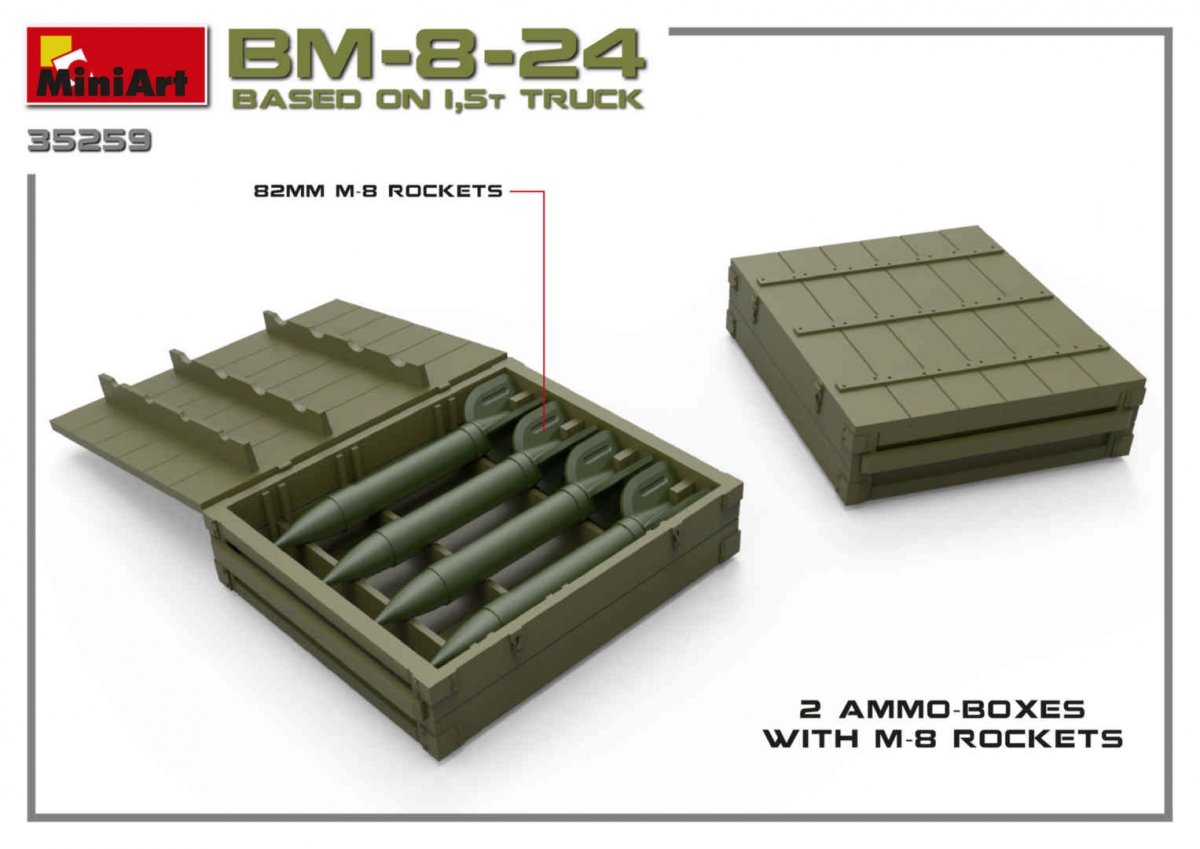 MiniArt 35259 Lance-roquettes soviétique BM-8-24 1/35  – image 19