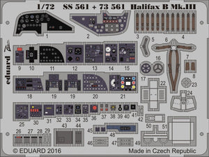 Intérieur du Halifax B Mk. III Eduard 73561 REVELL 1/72