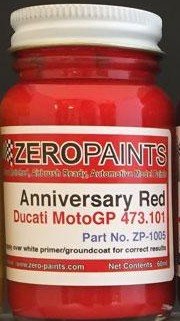 Peinture Zero Paints ZP-1005-04 Ducati Paints 60ml Rouge Anniversaire 473.101 (MotoGP)