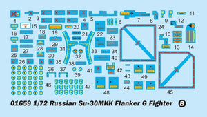 Trumpeter 01659 Su-30MKK Flanker G russe (1/72)  – immagine 19